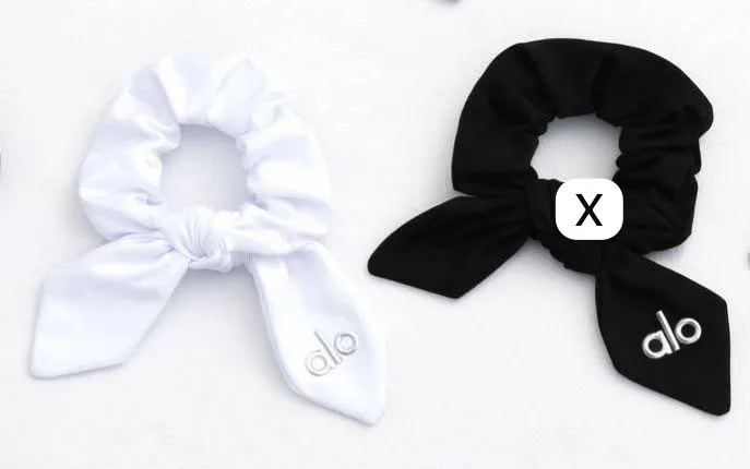 Scrunchie Mimi en blanco