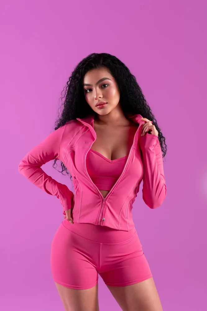 Set Alba en rosa chicle
