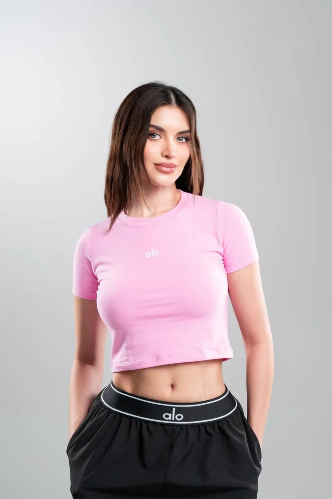 Top Greta en rosa chicle