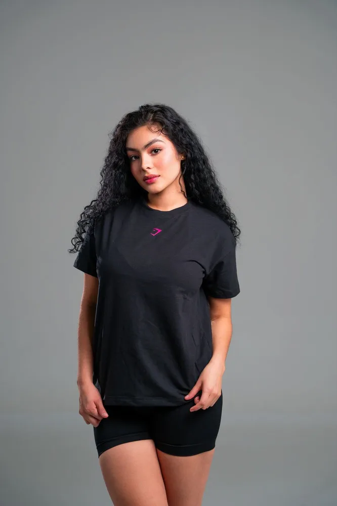 Playera Luna en negro